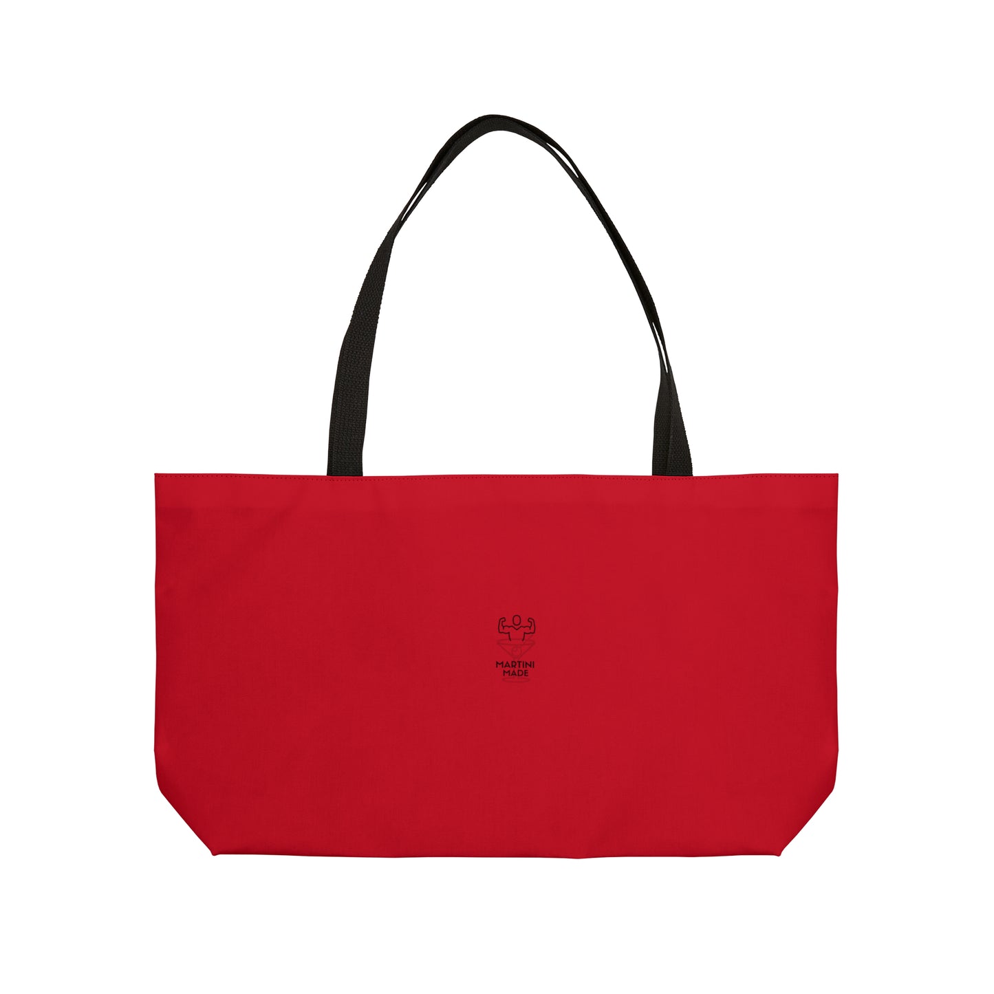 Red Weekender Tote Bag W/ Black